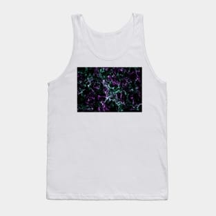 Purple and green nebula Tank Top